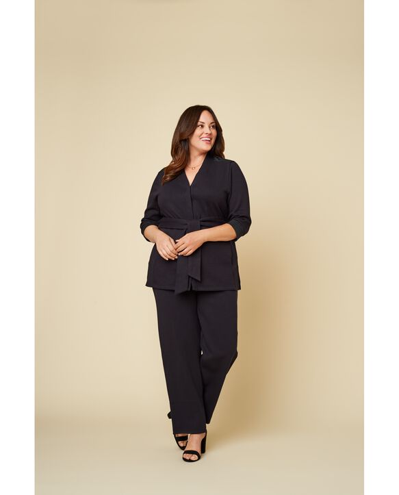 Women’s Seek No Further Plus Size Trouser Dress Pants Brilliant Black