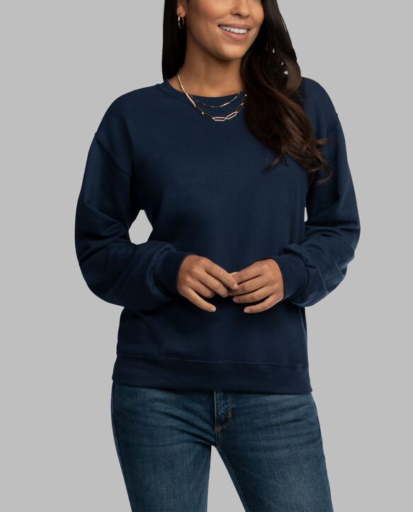 Eversoft® Fleece Crew Sweatshirt Navy