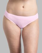 Women's Breathable Cotton Mesh Bikini Panty; Assorted 6 Pack ASSORTED