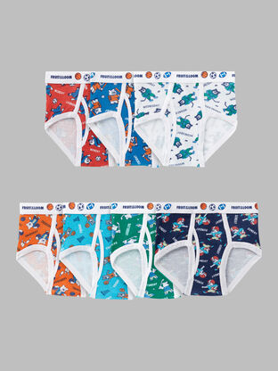 Toddler Boys' Days of the Week Print Briefs, Assorted 7 Pack 