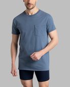 Men's Fashion Pocket T-Shirt, Extended Sizes Assorted 6 Pack ASSORTED