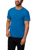 Men's Short Sleeve Crew CoolZone® T-Shirt, White 2 Pack Scuba Turquoise Heather