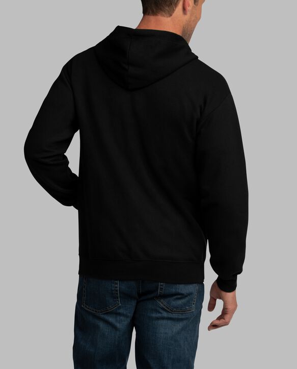 Eversoft® Fleece Full Zip Hoodie Sweatshirt Black