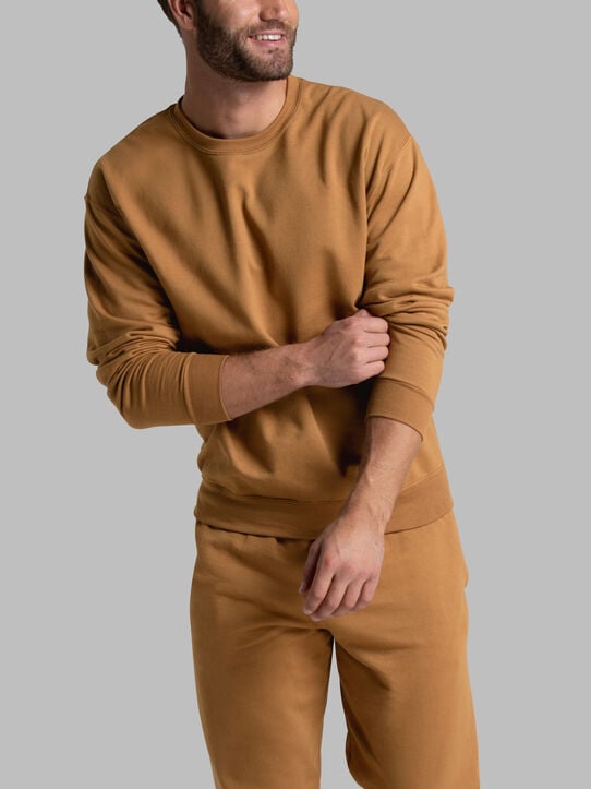 EverSoft®  Fleece Crew Sweatshirt Golden Pecan