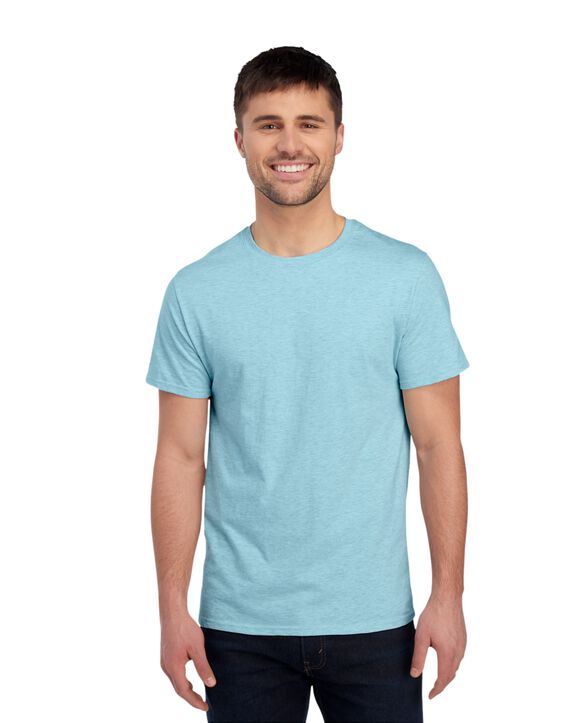 Men's ICONIC T-⁠Shirt Aqua Heather