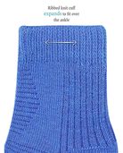 Baby Pack Grow & Fit Flex Zones Cotton Stretch Socks, Blue 14 Pack, 0-6 Months Blue