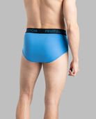 Men's Breathable Black and Gray Brief, 4 Pack, Size 2XL Assorted