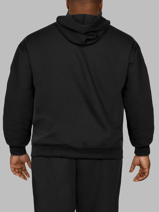 Big Men's Eversoft®  Fleece Pullover Hoodie Sweatshirt Rich Black