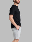 Men’s Eversoft® Short Sleeve Pocket T-Shirt, 2 Pack BLACK INK