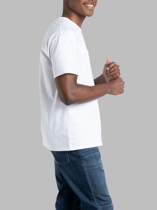Men’s Eversoft® Short Sleeve Pocket T-Shirt, Extended Sizes 2 Pack 