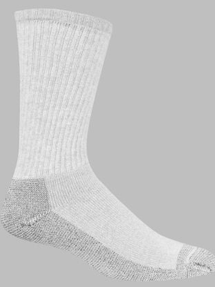 Men's Workgear™ Crew Socks Gray, 10 Pack, Size 6-12 