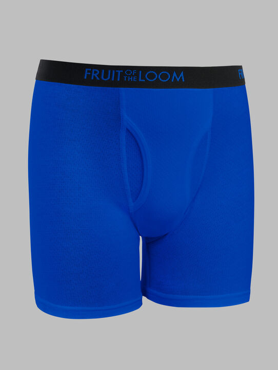 Toddler Boys' Breathable Cotton-Mesh Boxer Briefs, Assorted 4 Pack Assorted