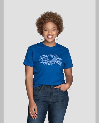 Eversoft® Vintage Blue Fruit Cluster T-Shirt, 1 Pack 