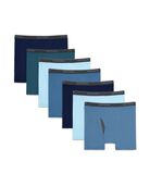 Big Men's CoolZone Fly Boxer Briefs, 7 Pack Assorted Blues