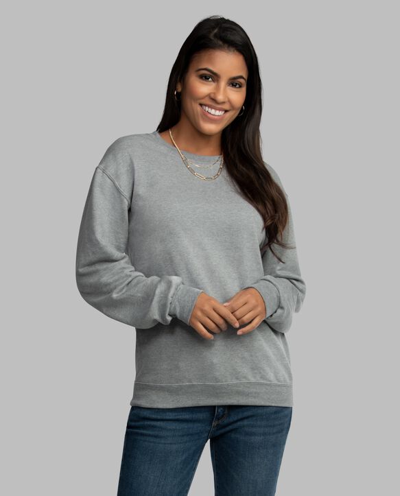 Eversoft® Fleece Crew Sweatshirt Grey Heather