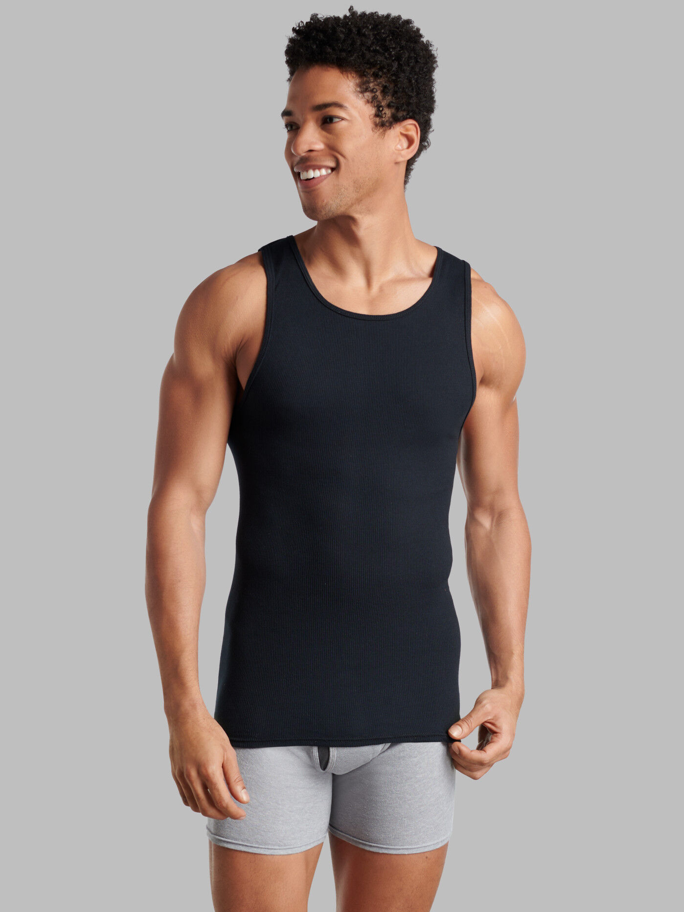 Black outlet undershirt mens