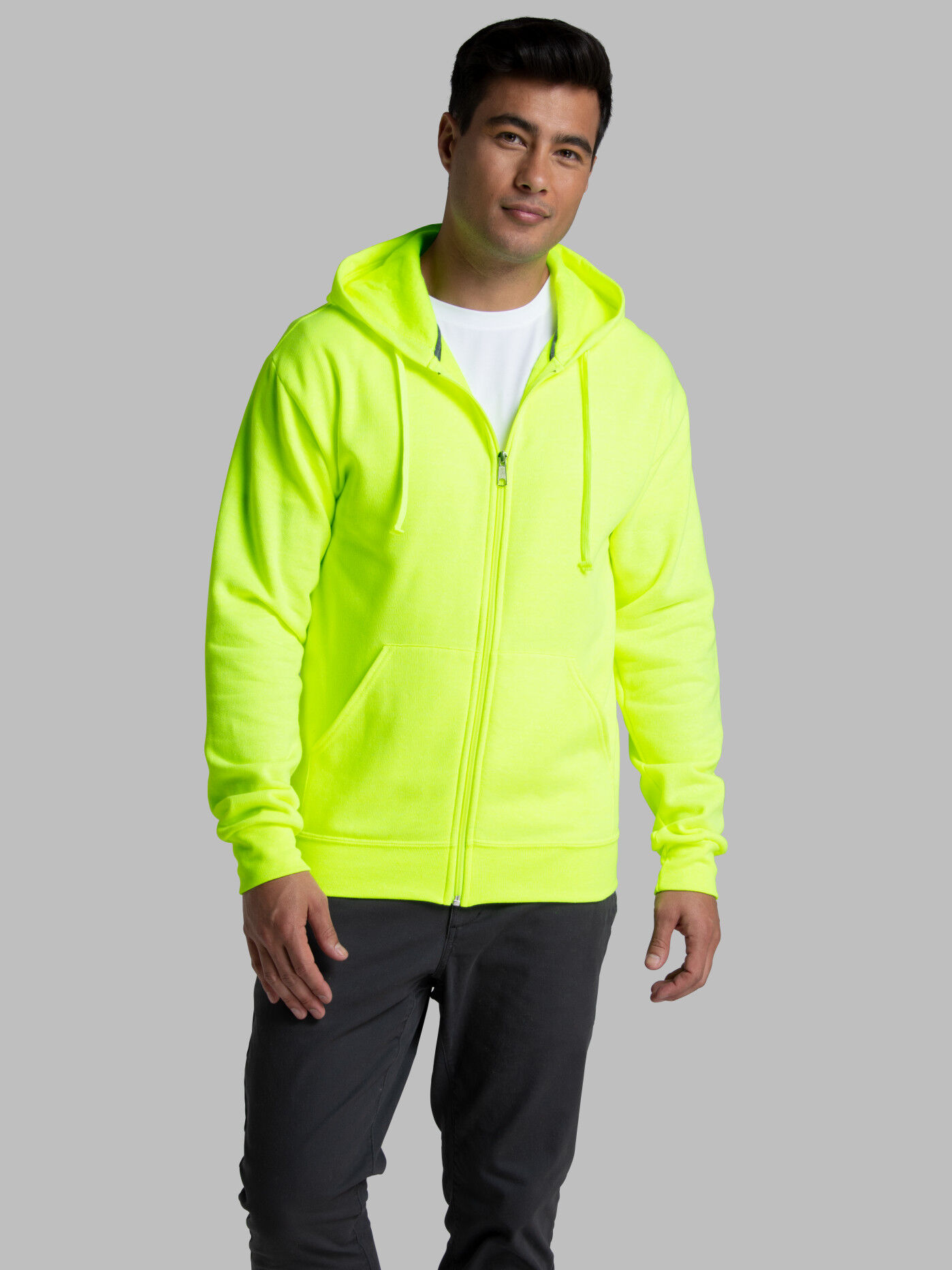 Fruit of the loom men's sales eversoft fleece full zip hoodie jacket