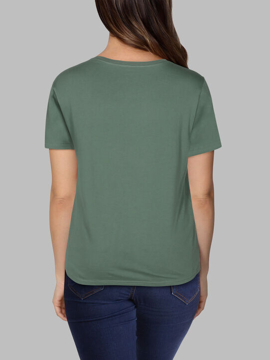 Women's Crafted Comfort Artisan Tee™ Crew T-Shirt Hedge