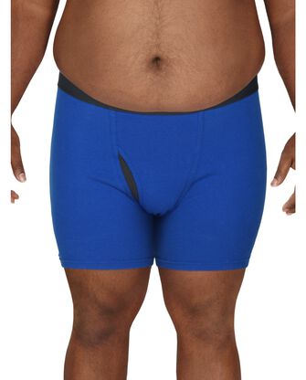 Big Men's CoolZone Fly Boxer Briefs, 7 Pack 