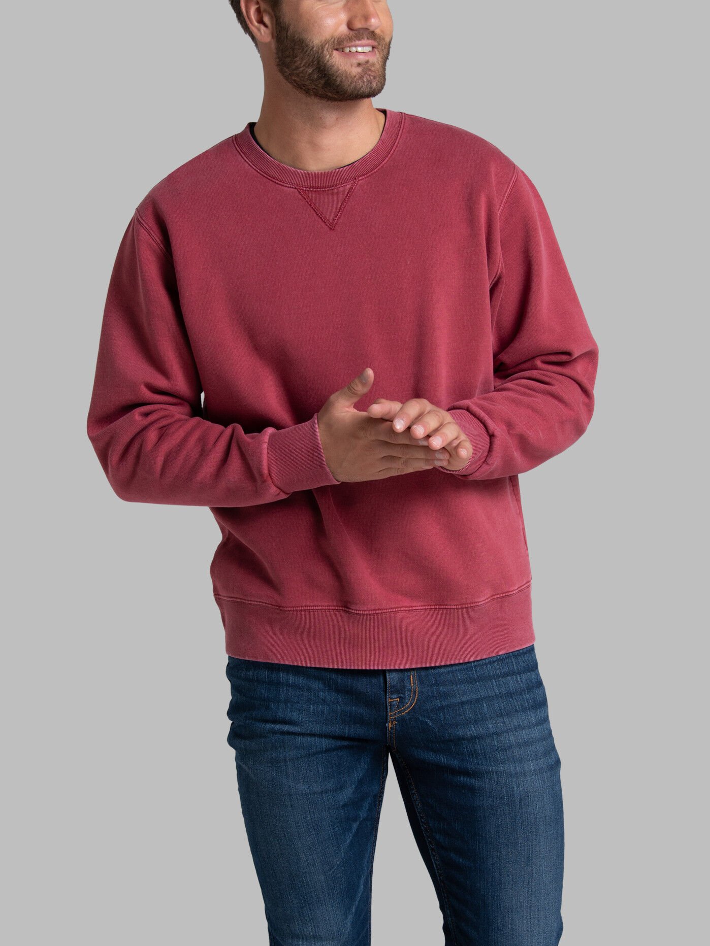 Fruit of the loom heavyweight sweatshirt best sale