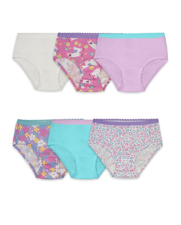 Toddler Girls' Assorted Cotton Brief Underwear 