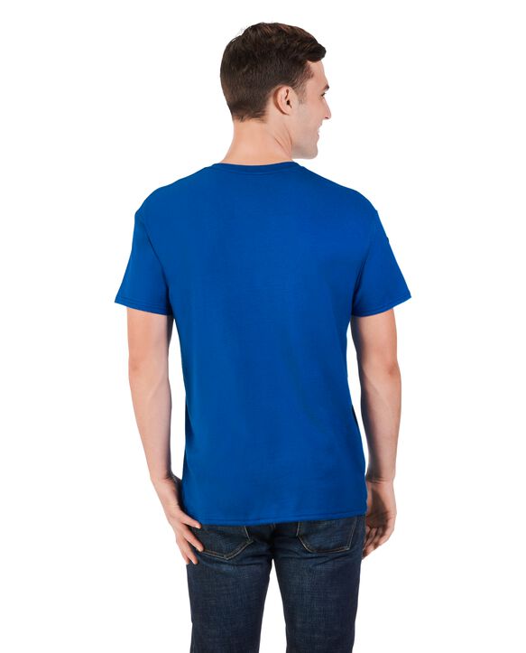 Men’s 360 Breathe Crew T-Shirt, Extended Sizes Blue Shadow