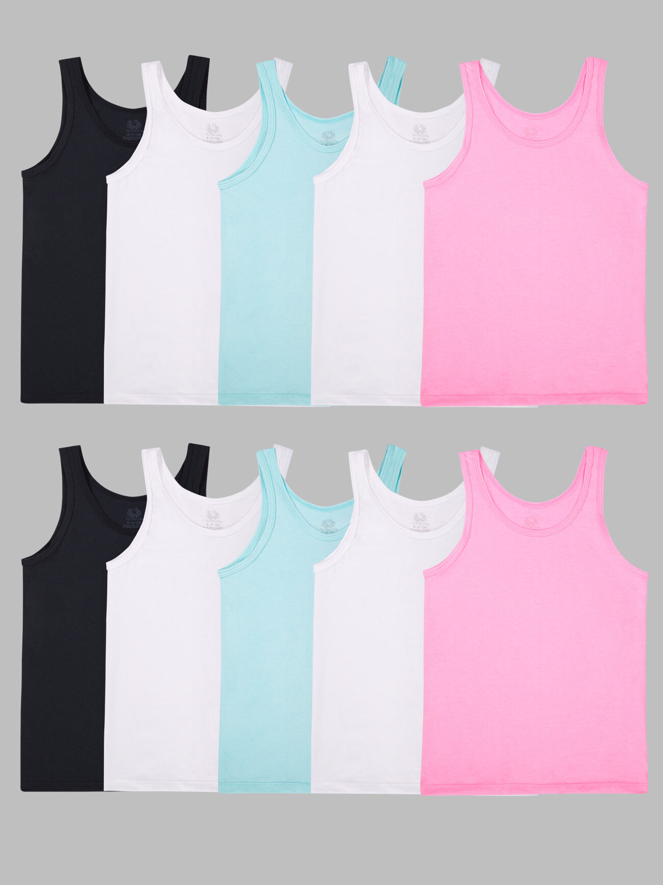 Girls' Tank Tops, 10 Pack | Shop Fruit of the Loom