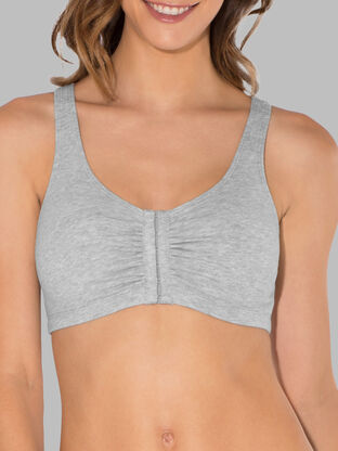 Fruit Of The Loom Womens Front Closure Cotton Bra