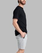 Men’s Eversoft® Short Sleeve Pocket T-Shirt, Extended Sizes 2 Pack BLACK INK