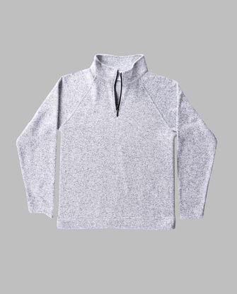 Men's Sweater Fleece Quarter Zip Pullover, Extended Sizes 