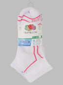 Women's Coolzone Ankle Sock, 6 Pack WHITE MULTI