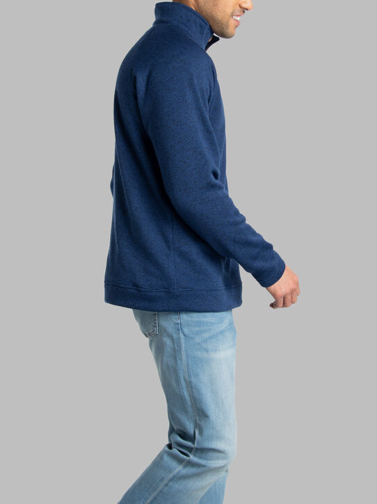 Men's Sweater Fleece Quarter Zip Pullover 