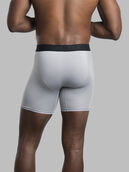 Premium Breathable  Micro-Mesh Men's Boxer Briefs, 4 Pack - Black/Gray Assorted
