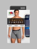 Men's Crafted Comfort™ Boxer Briefs, Extended Sizes Assorted 3 Pack Assorted