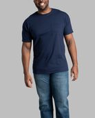 Tall Men's Eversoft® Short Sleeve Pocket T-Shirt NAVY