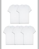 Men's CoolZone Crew T-Shirts, 5 Pack - White White