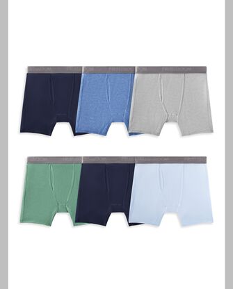 Mass 360 Stretch Coolsoft Assorted Boxer Brief, 6 Pack Assorted