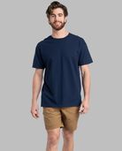 Men’s Eversoft® Short Sleeve Crew T-Shirt, Extended Sizes 2 Pack J.NAVY