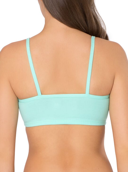 Women's Strappy Sports Bra, 3 Pack MINT CHIP/ WHITE/GREY HEATHER