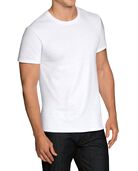 Men's Short Sleeve White Crew T-Shirts, 6 Pack 