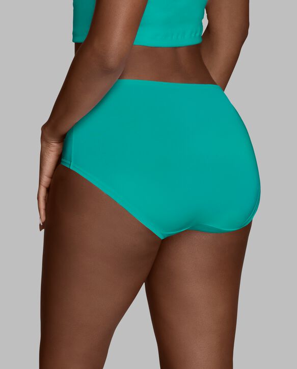 Women's Microfiber Brief Panty, Assorted 6 Pack ASST
