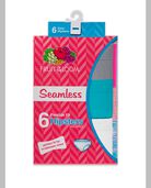 Girls' Seamless Hipsters, 6 Pack 