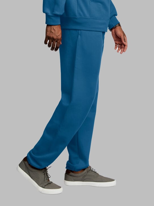 EverSoft®  Fleece Elastic Bottom Sweatpants Blue