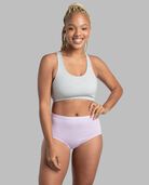 Women's Breathable Cotton-Mesh Brief Panty, Assorted 6 Pack ASST