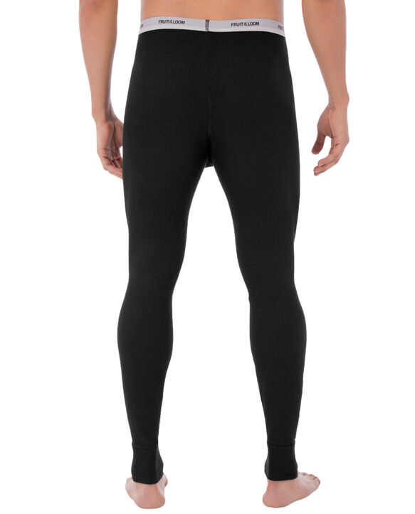 Men's Classic Thermal Underwear Bottom BLACK SOOT