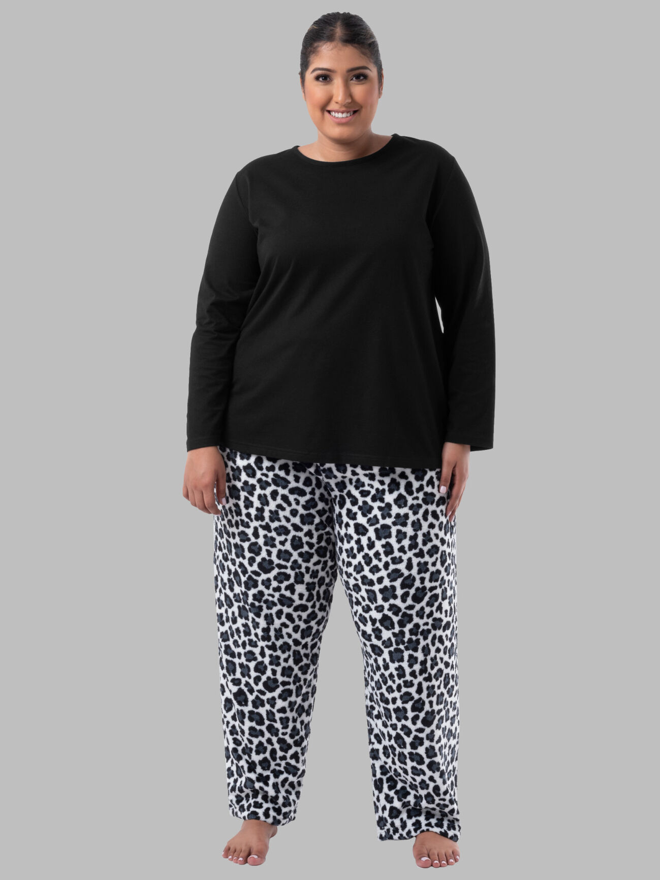 Women's Plus Fit for Me®Fleece Top and Bottom