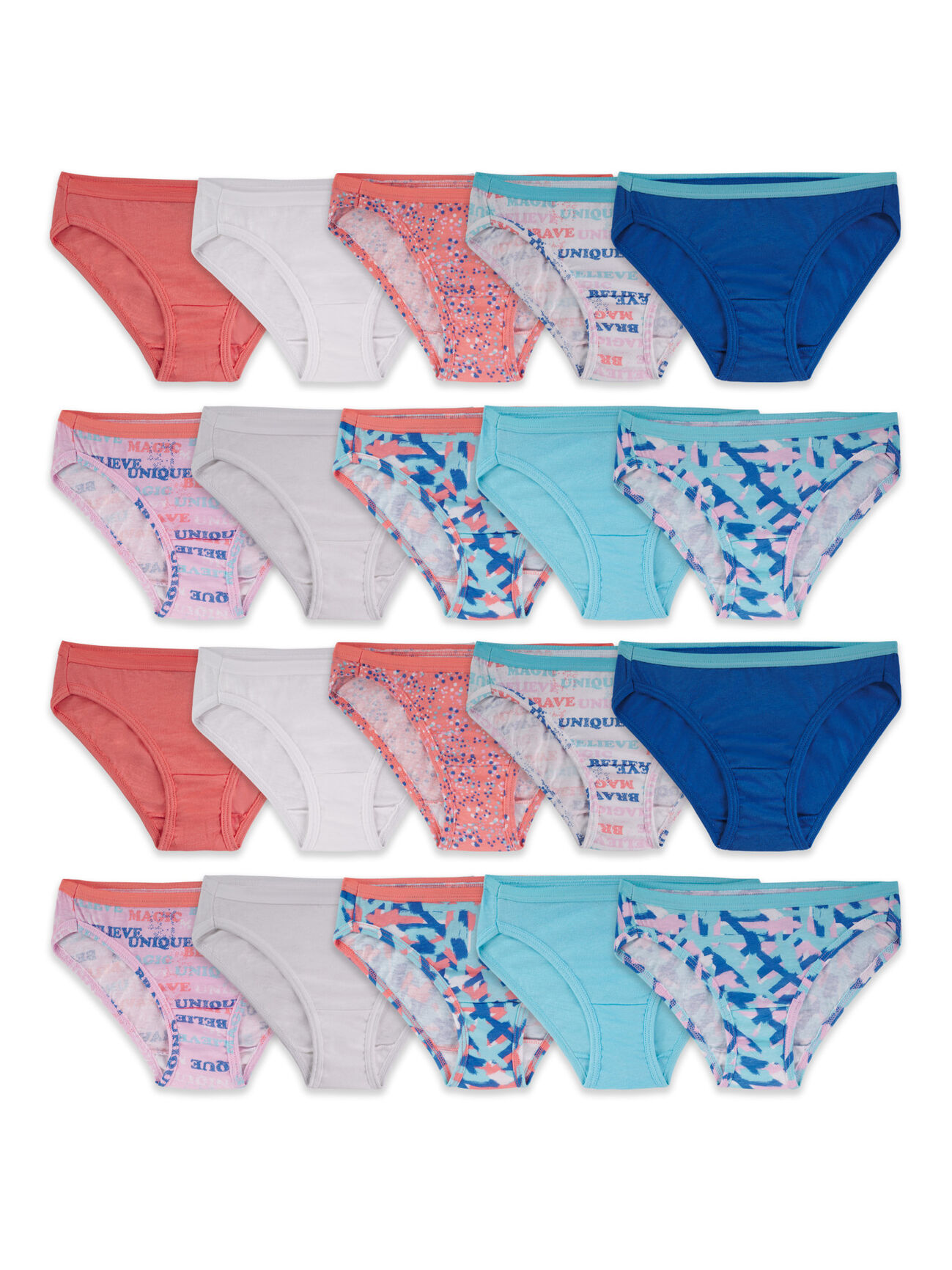 Fruit of the Loom womens Tag Free Cotton Panties bikini underwear, 5 Pack -  Assorted Colors, 5 at  Women's Clothing store