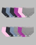 Women's Heather Brief Panty, Assorted 12 pack ASSORTED