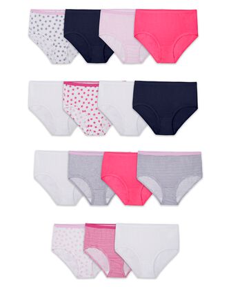 Girls'  EverSoft Assorted Brief Underwear, 14+1 Bonus Pack 