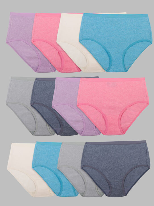 Women's Beyondsoft® Brief Panty, Assorted 12 Pack ASSORTED